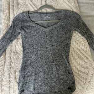 Hollister slim grey long sleeve